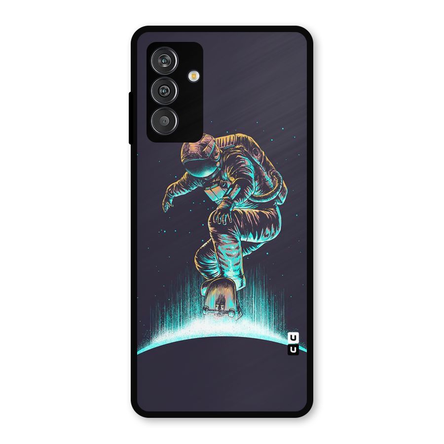 Rolling Spaceman Metal Back Case for Galaxy M14 5G
