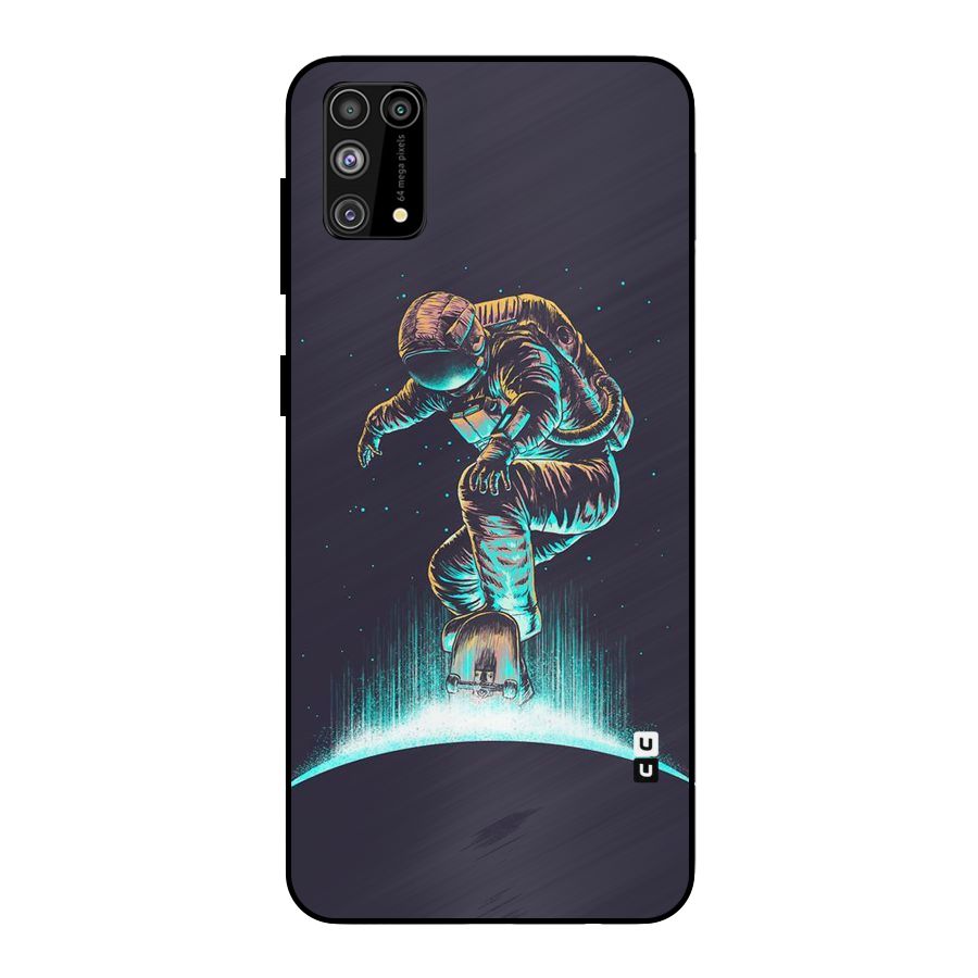 Rolling Spaceman Metal Back Case for Galaxy M31