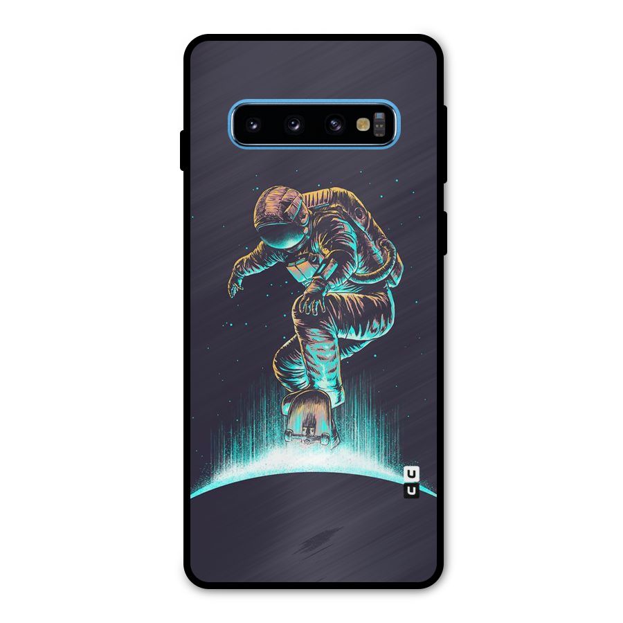 Rolling Spaceman Metal Back Case for Galaxy S10