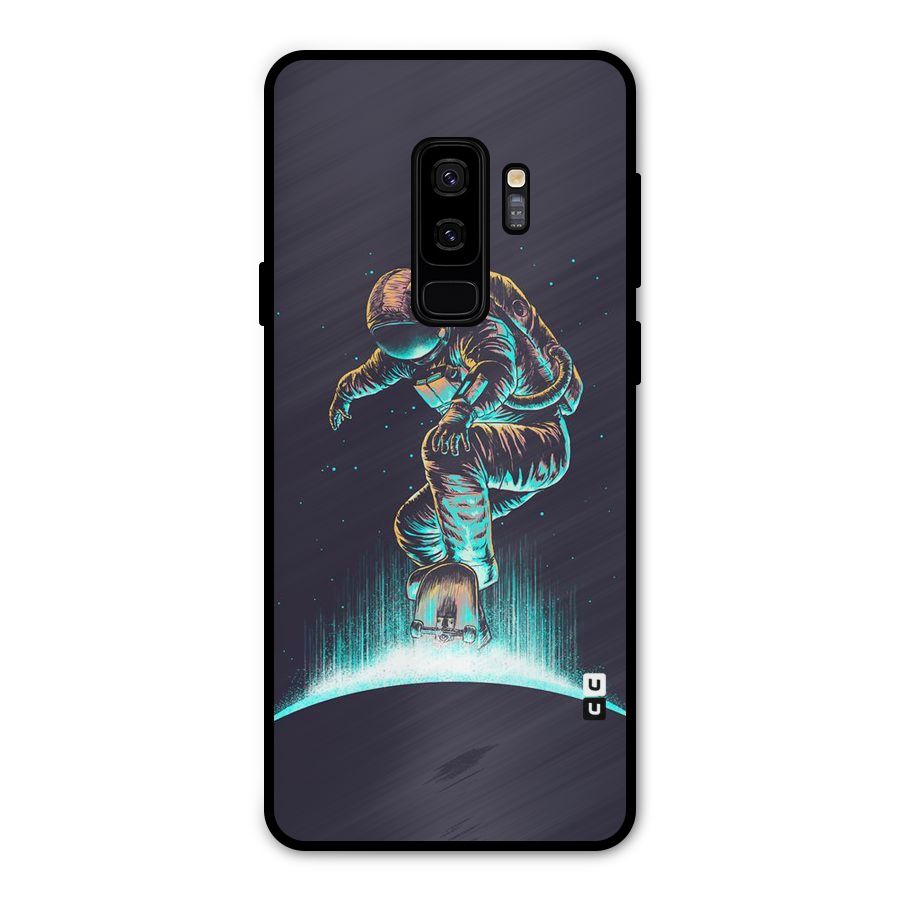 Rolling Spaceman Metal Back Case for Galaxy S9 Plus