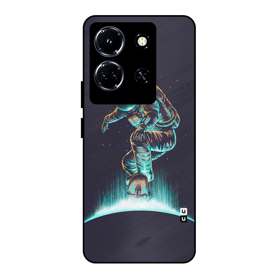 Rolling Spaceman Metal Back Case for Infinix Note 30 5G