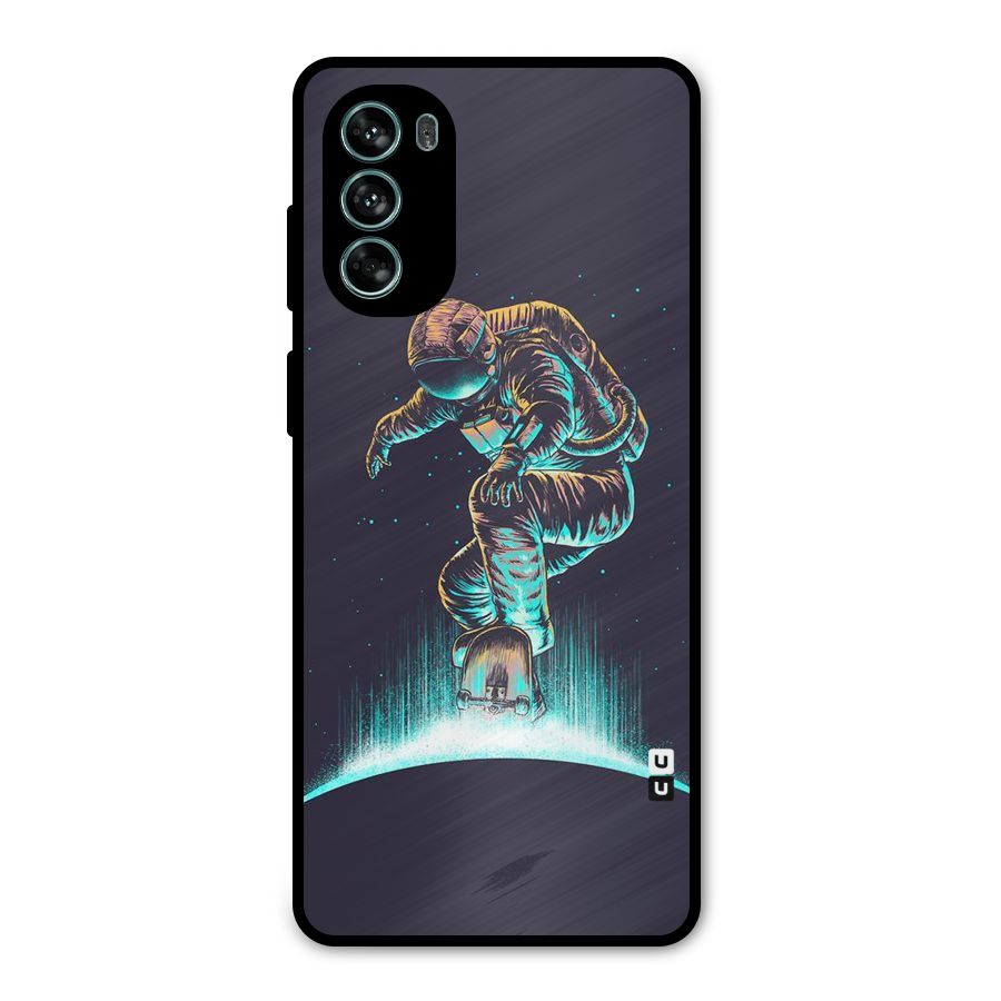 Rolling Spaceman Metal Back Case for Moto G62