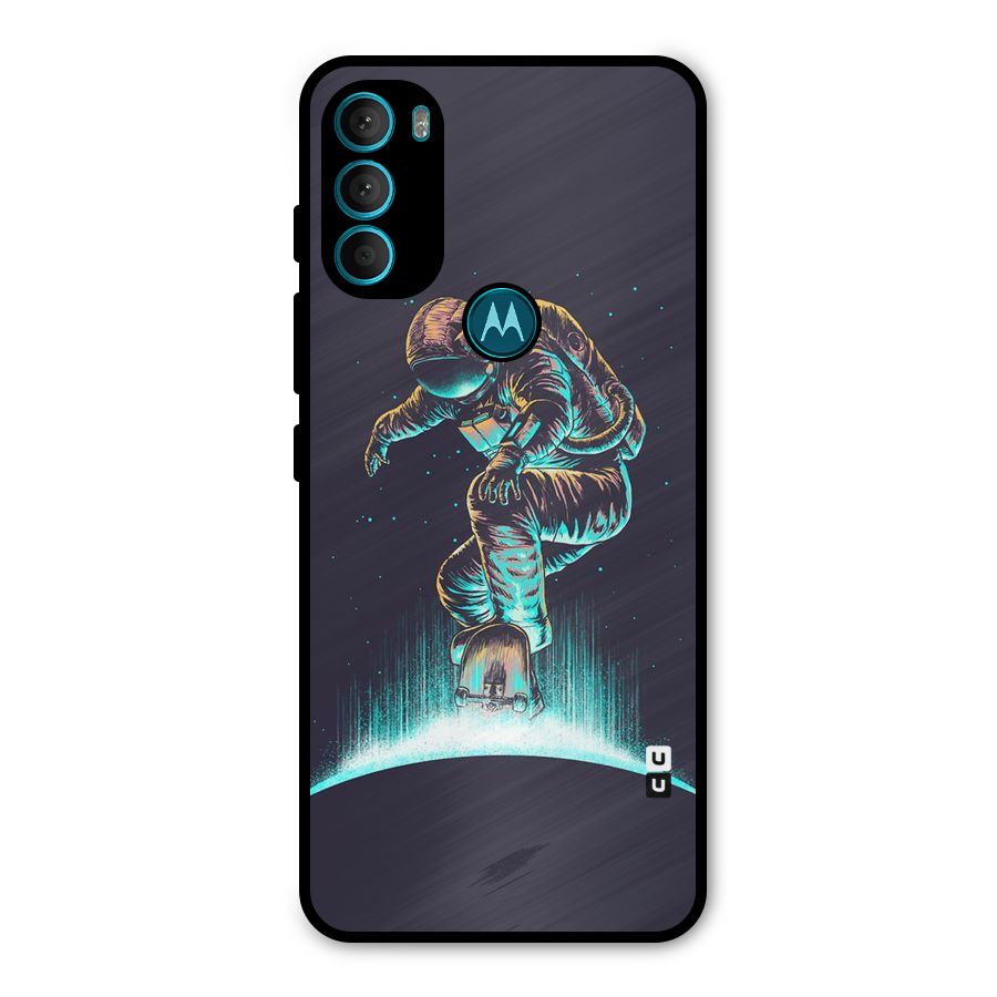 Rolling Spaceman Metal Back Case for Moto G71 5G