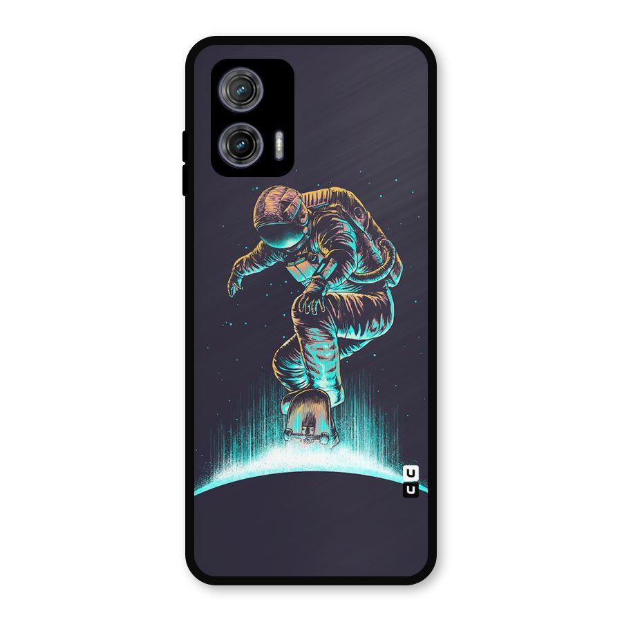 Rolling Spaceman Metal Back Case for Moto G73