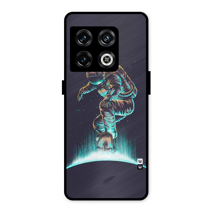 Rolling Spaceman Metal Back Case for OnePlus 10 Pro 5G