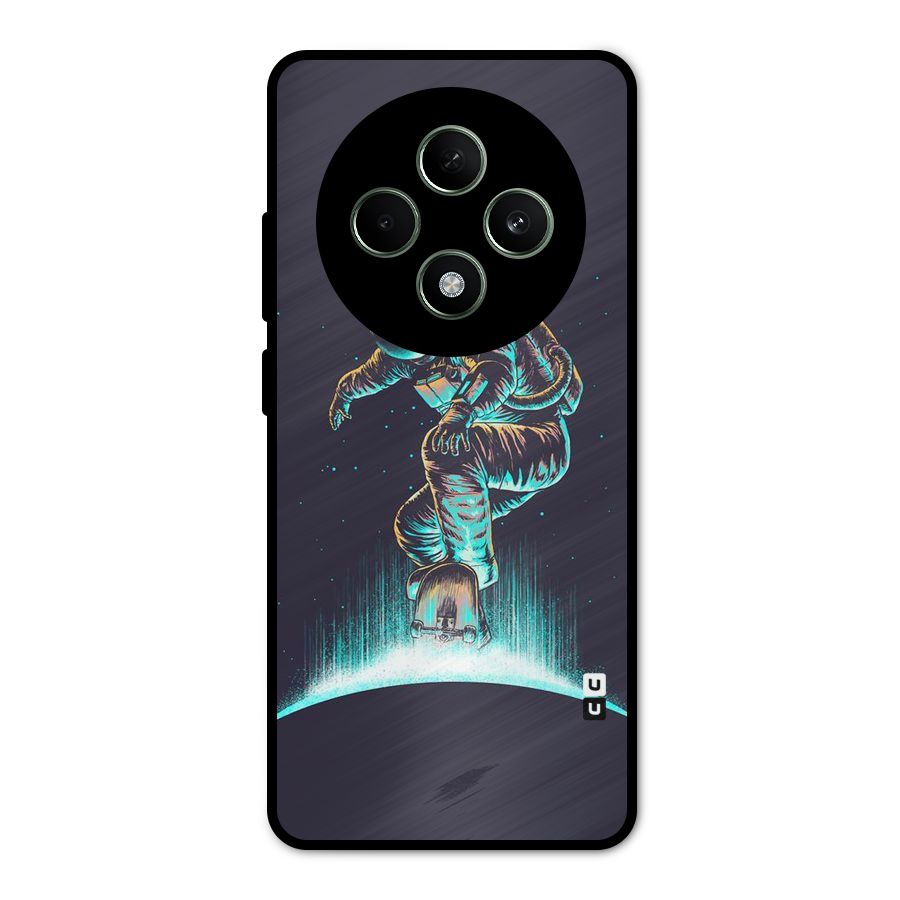 Rolling Spaceman Metal Back Case for Oppo F27