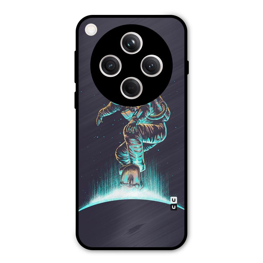 Rolling Spaceman Metal Back Case for Oppo Find X8