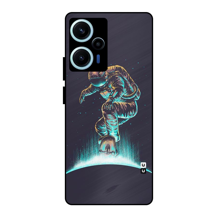 Rolling Spaceman Metal Back Case for Poco F5