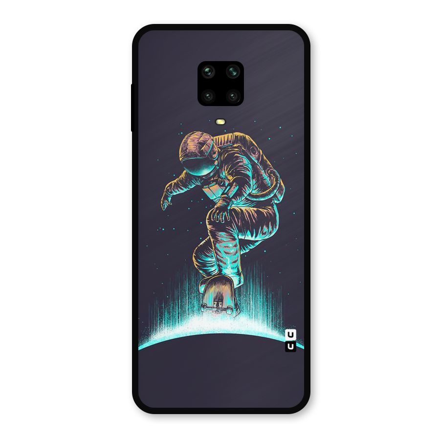 Rolling Spaceman Metal Back Case for Poco M2 Pro