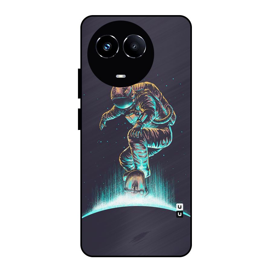 Rolling Spaceman Metal Back Case for Realme 11X