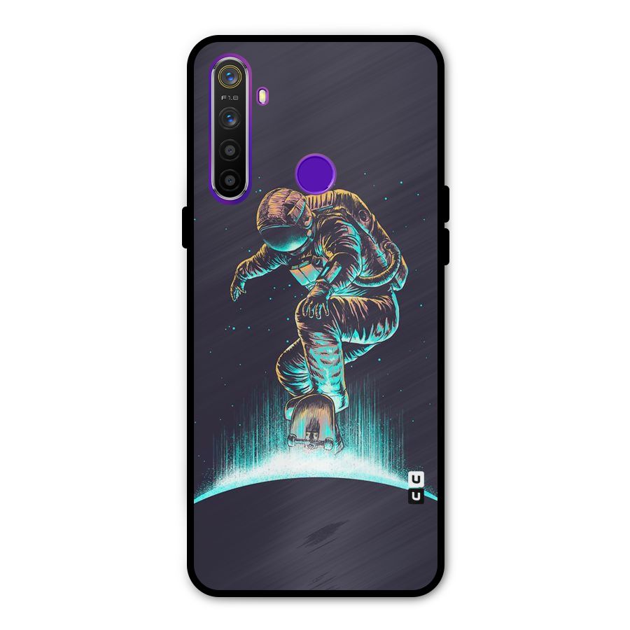 Rolling Spaceman Metal Back Case for Realme 5