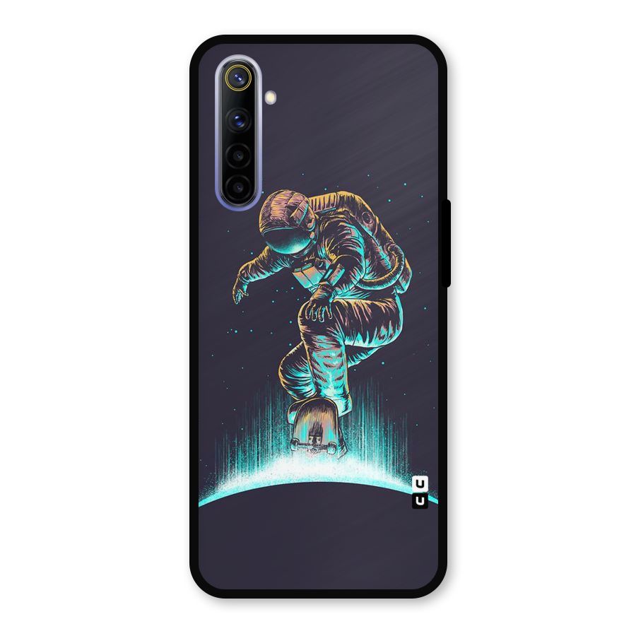 Rolling Spaceman Metal Back Case for Realme 6