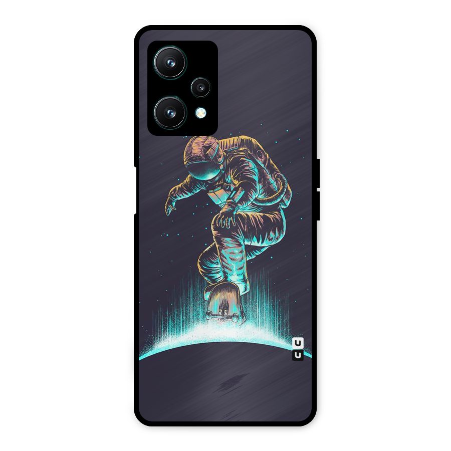 Rolling Spaceman Metal Back Case for Realme 9 Pro 5G