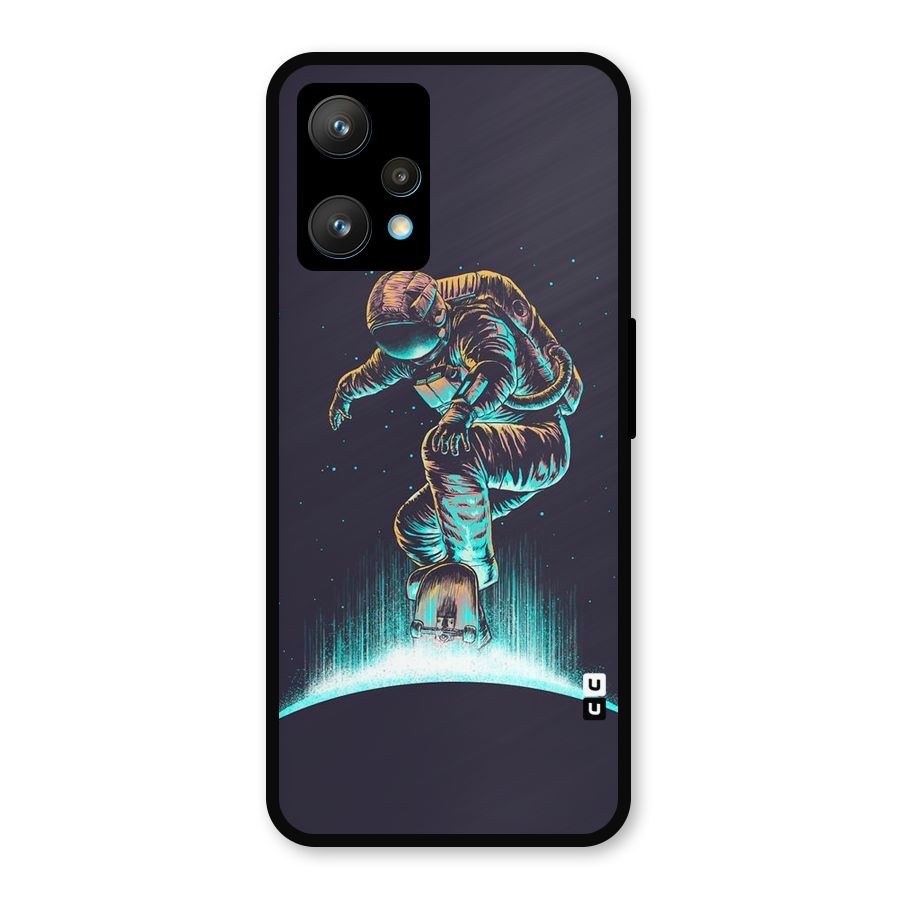 Rolling Spaceman Metal Back Case for Realme 9 Pro Plus 5G