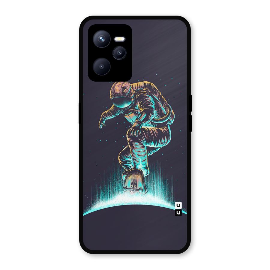 Rolling Spaceman Metal Back Case for Realme C35
