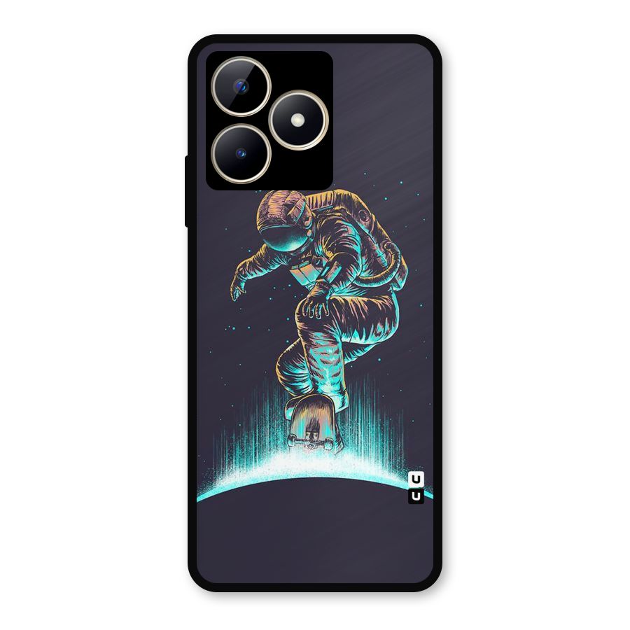 Rolling Spaceman Metal Back Case for Realme C53