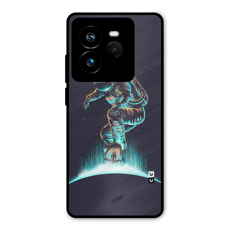 Rolling Spaceman Metal Back Case for Realme GT 7 Pro