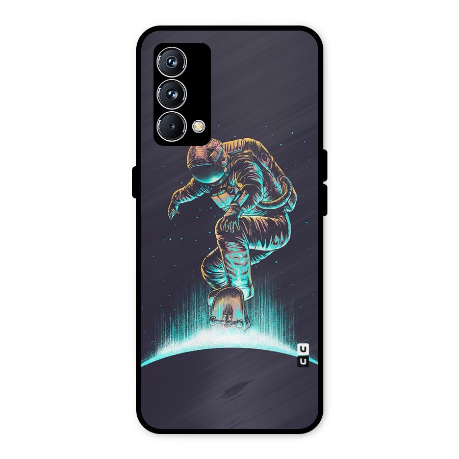 Rolling Spaceman Metal Back Case for Realme GT Master Edition
