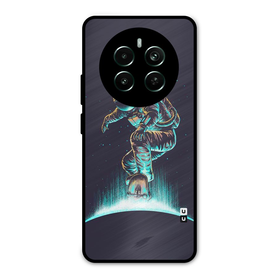 Rolling Spaceman Metal Back Case for Realme Narzo 70 Pro