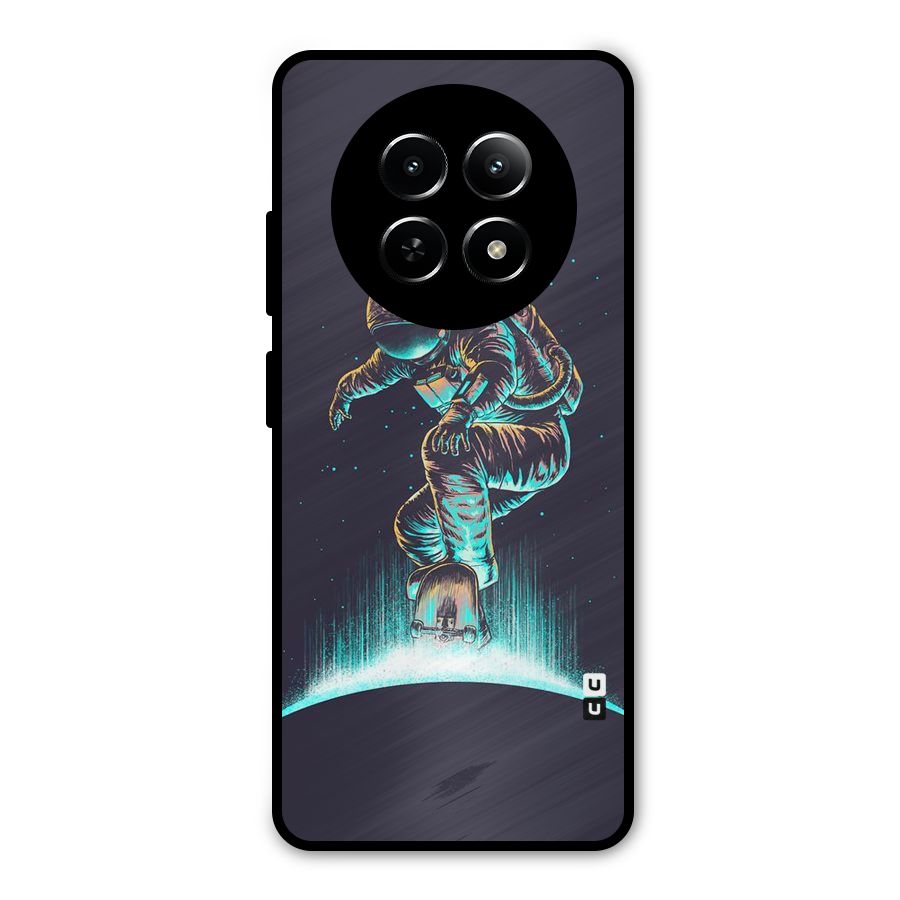 Rolling Spaceman Metal Back Case for Realme Narzo N65