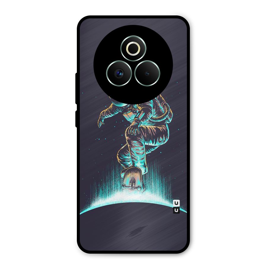 Rolling Spaceman Metal Back Case for Realme P3 Pro