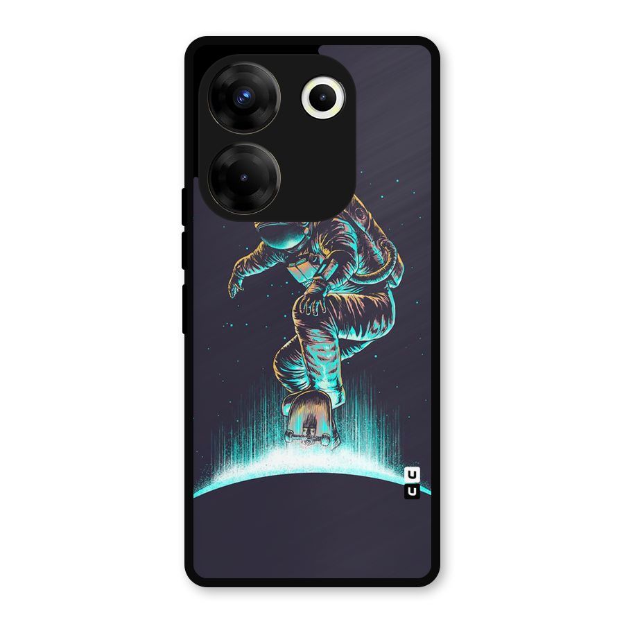 Rolling Spaceman Metal Back Case for Tecno Camon 20