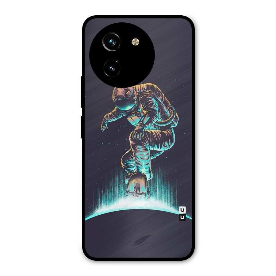 Rolling Spaceman Metal Back Case for Vivo T3x