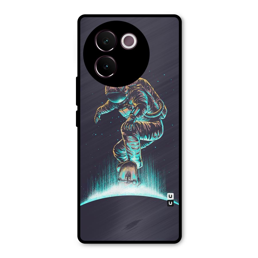 Rolling Spaceman Metal Back Case for Vivo V30e