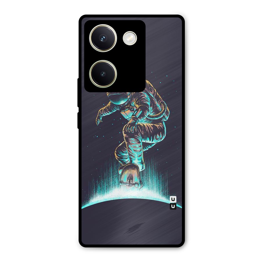 Rolling Spaceman Metal Back Case for Vivo Y200 Pro
