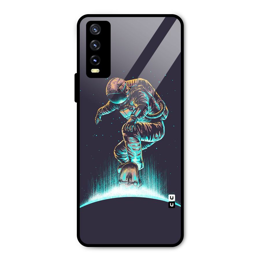 Rolling Spaceman Metal Back Case for Vivo Y20t