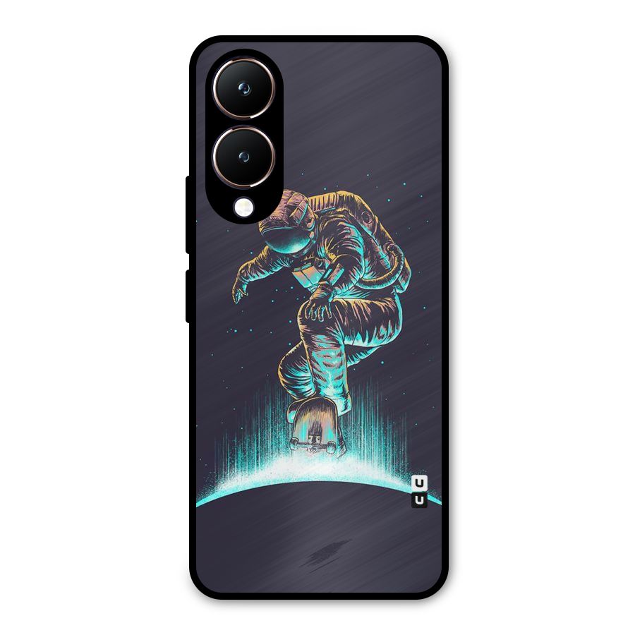 Rolling Spaceman Metal Back Case for Vivo Y28