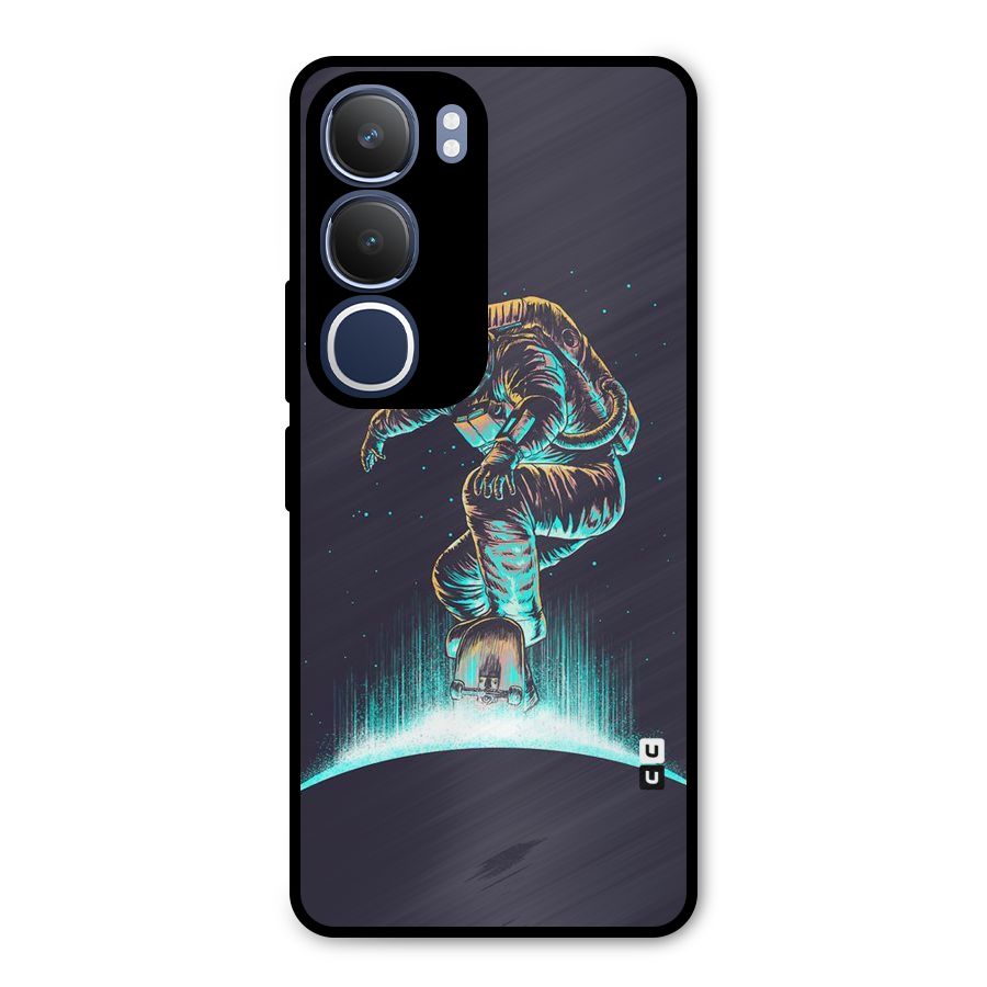 Rolling Spaceman Metal Back Case for Vivo Y29