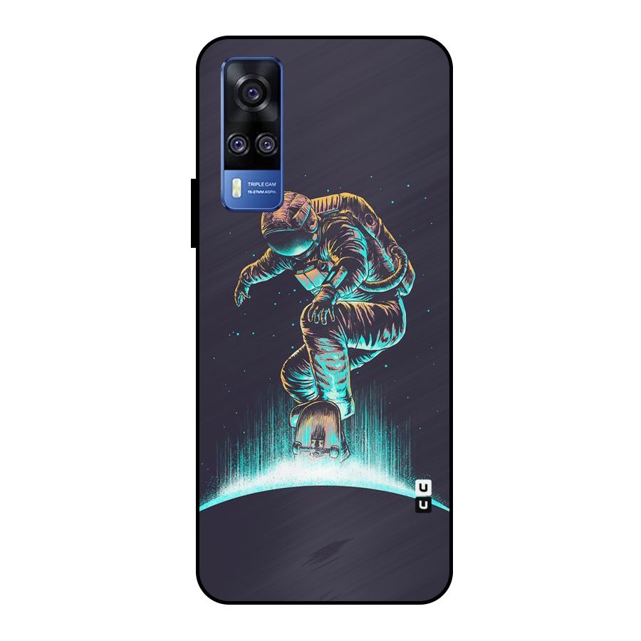 Rolling Spaceman Metal Back Case for Vivo Y51