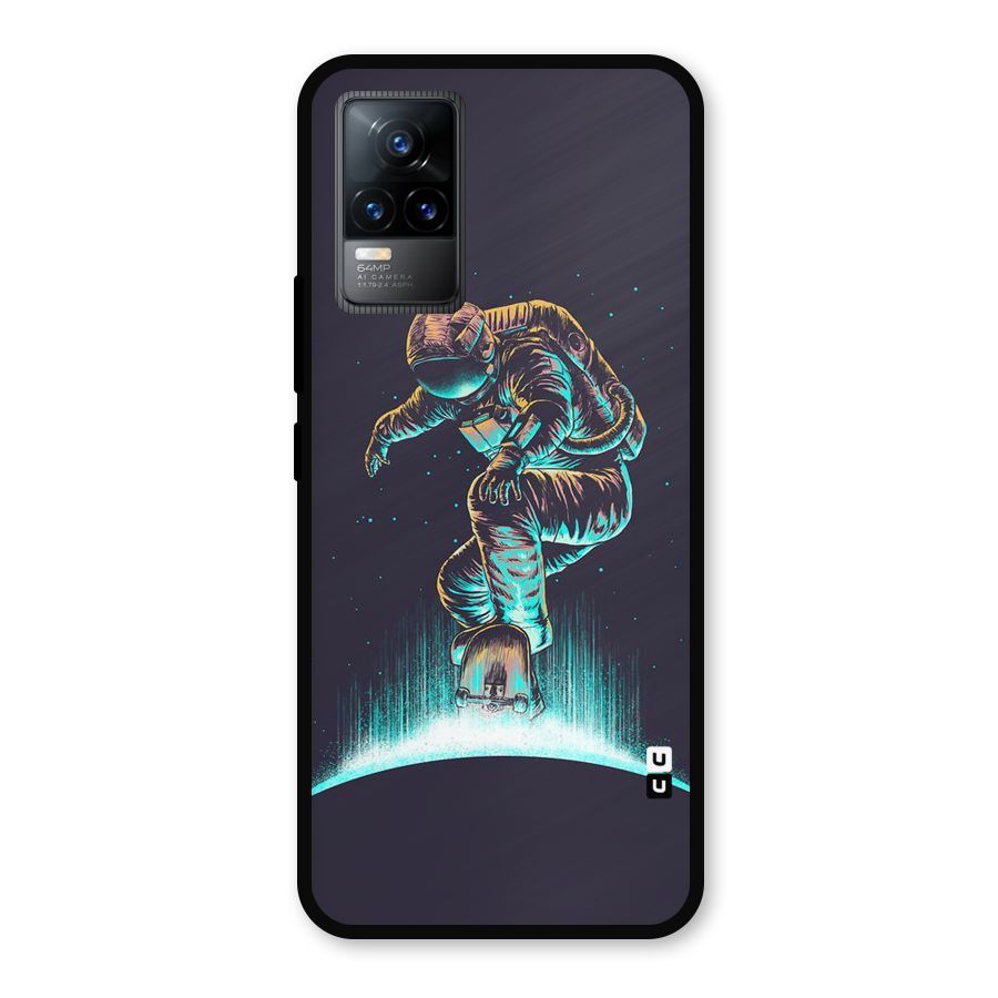 Rolling Spaceman Metal Back Case for Vivo Y73
