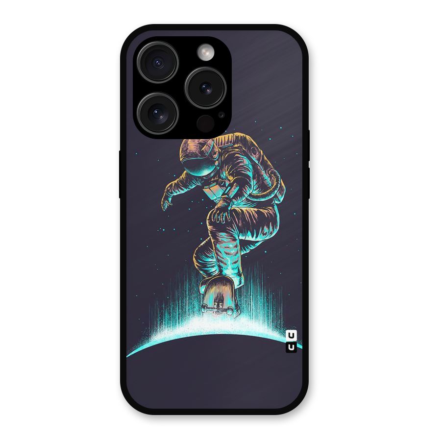 Rolling Spaceman Metal Back Case for iPhone 15 Pro
