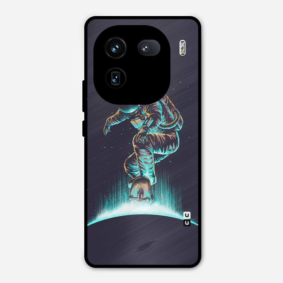Rolling Spaceman Metal Back Case for iQOO 12