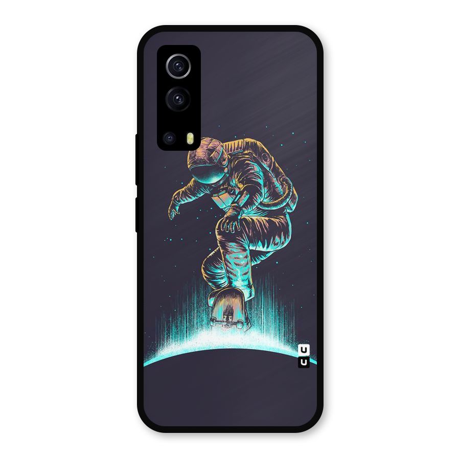 Rolling Spaceman Metal Back Case for iQOO Z3