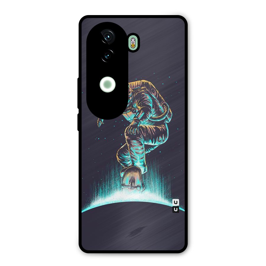Rolling Spaceman Metal Back Case for iQOO Z9s
