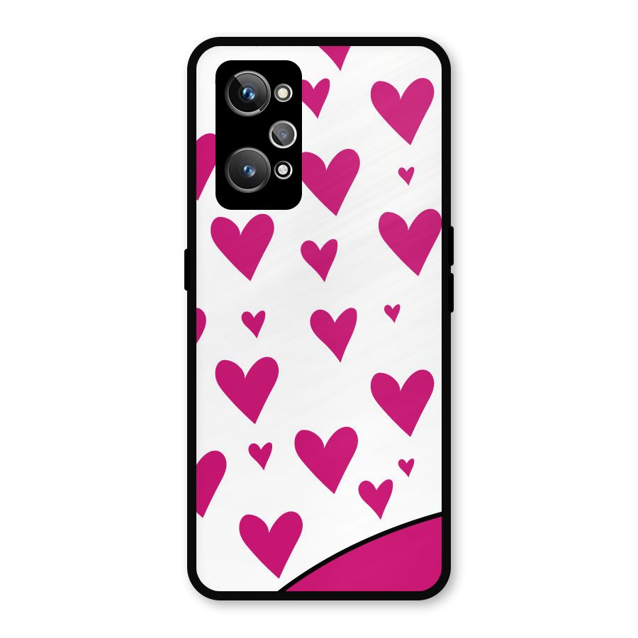 Romantic Couples with Hearts Metal Back Case for Realme GT Neo 3T