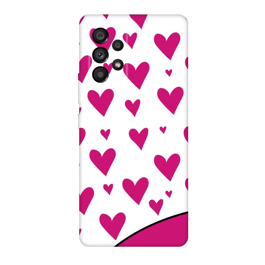 Romantic Couples with Hearts Original Polycarbonate Back Case for Galaxy A53 5G