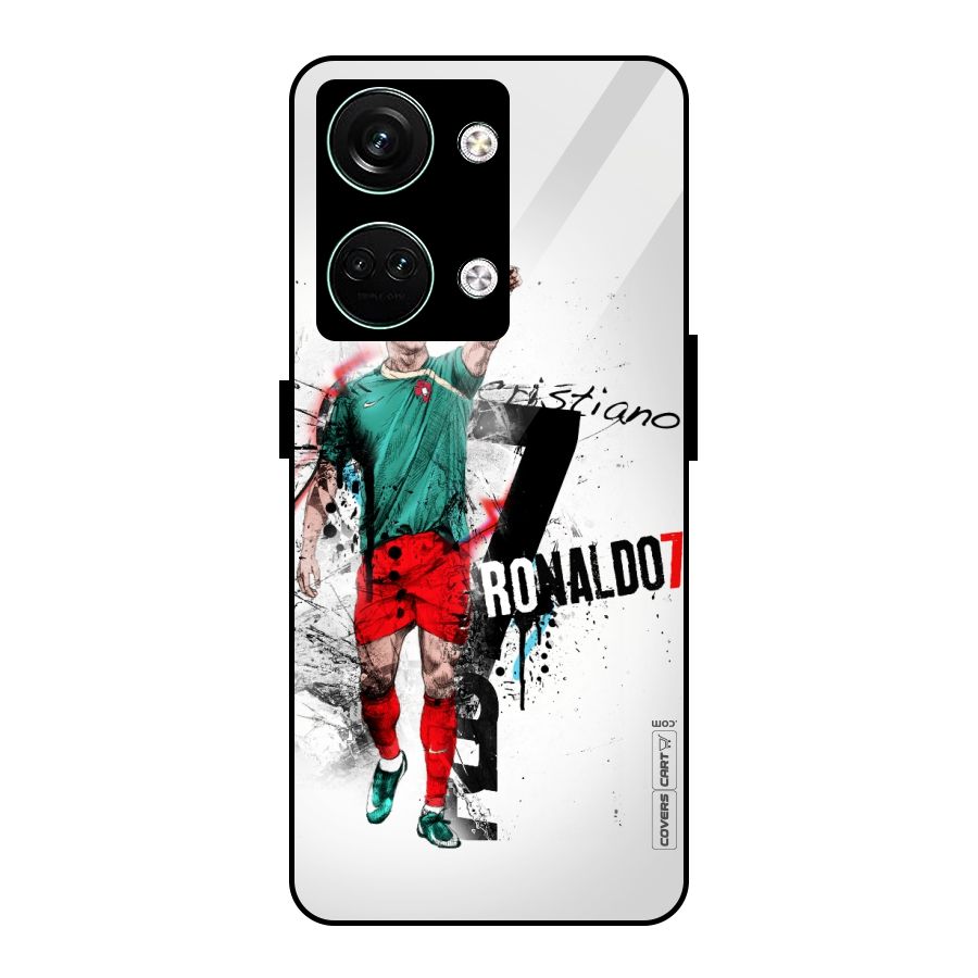 Ronaldo In Portugal Jersey Glass Back Case for Oneplus Nord 3