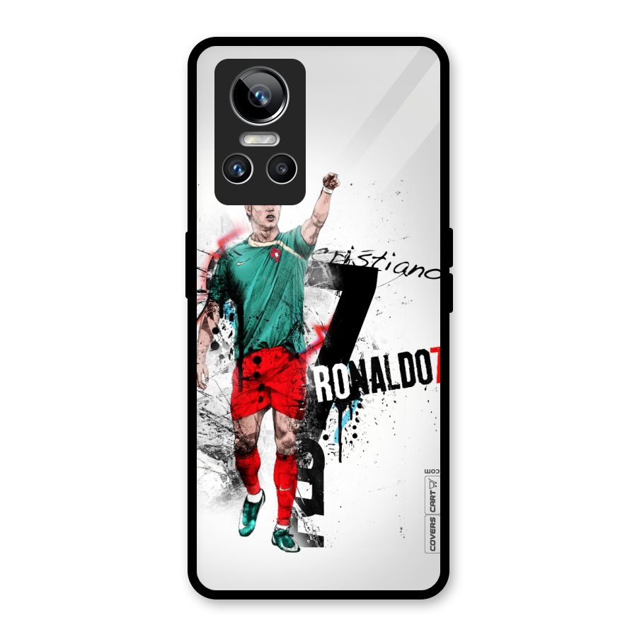 Ronaldo In Portugal Jersey Glass Back Case for Realme GT Neo 3