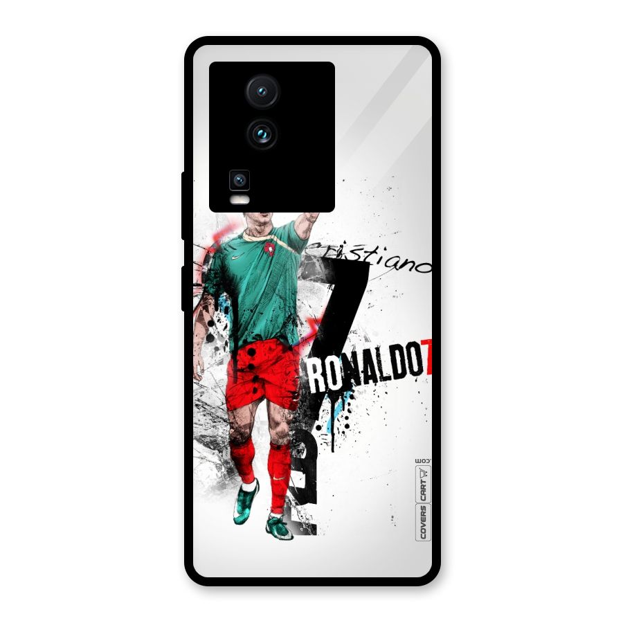 Ronaldo In Portugal Jersey Glass Back Case for Vivo iQOO Neo 7 Pro