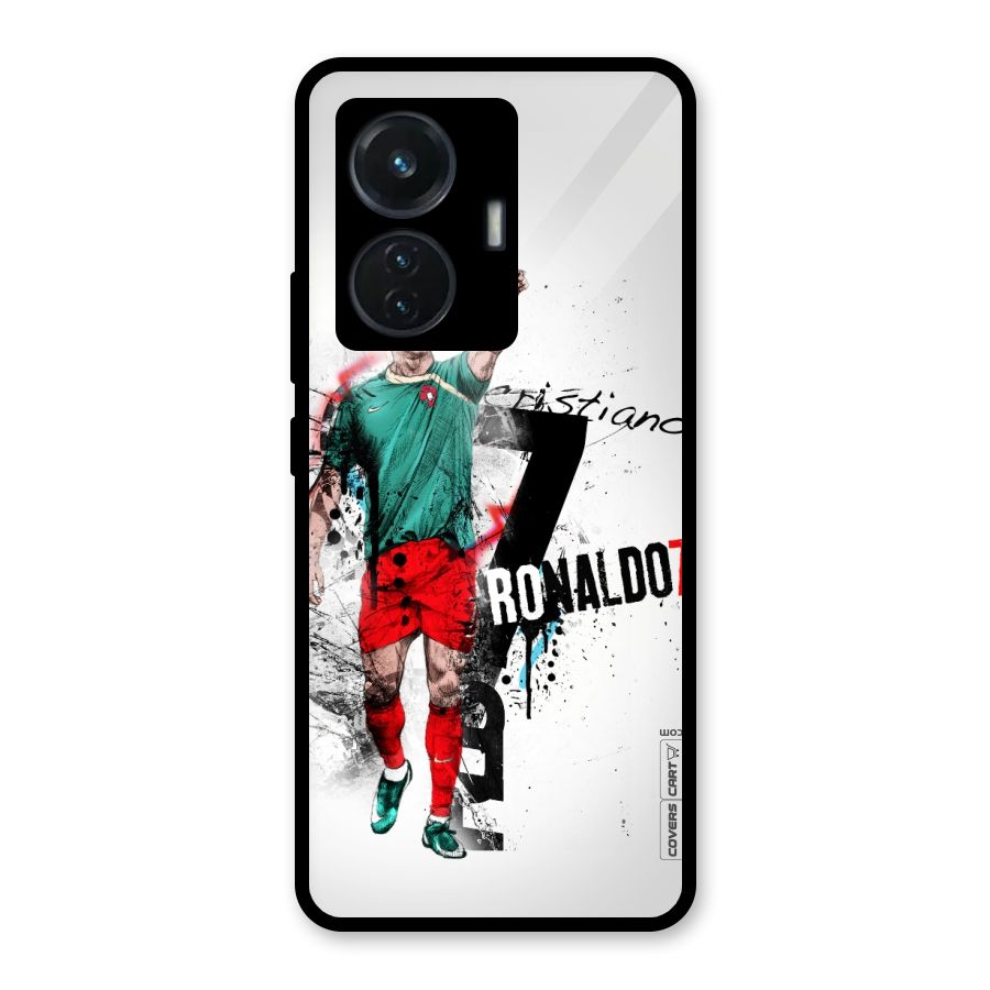 Ronaldo In Portugal Jersey Glass Back Case for iQOO Z6 44W