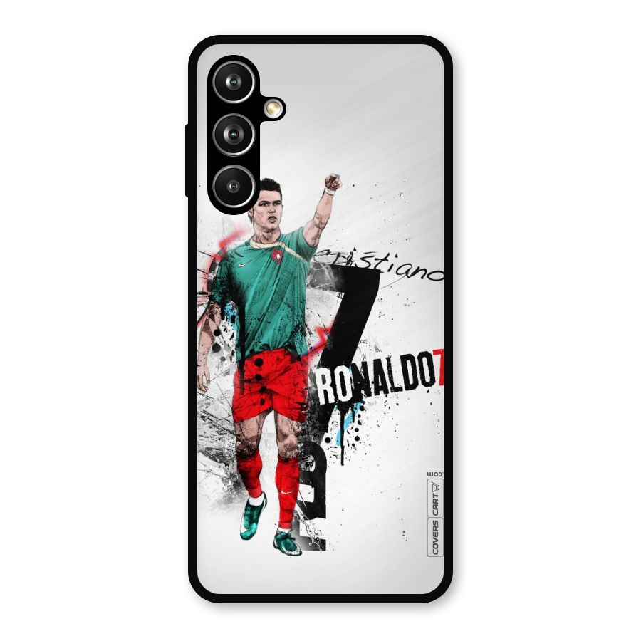 Ronaldo In Portugal Jersey Metal Back Case for Galaxy F54