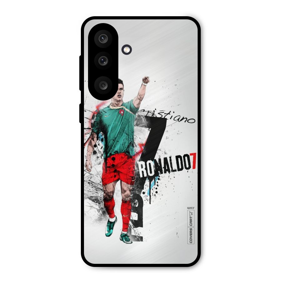 Ronaldo In Portugal Jersey Metal Back Case for Galaxy M56