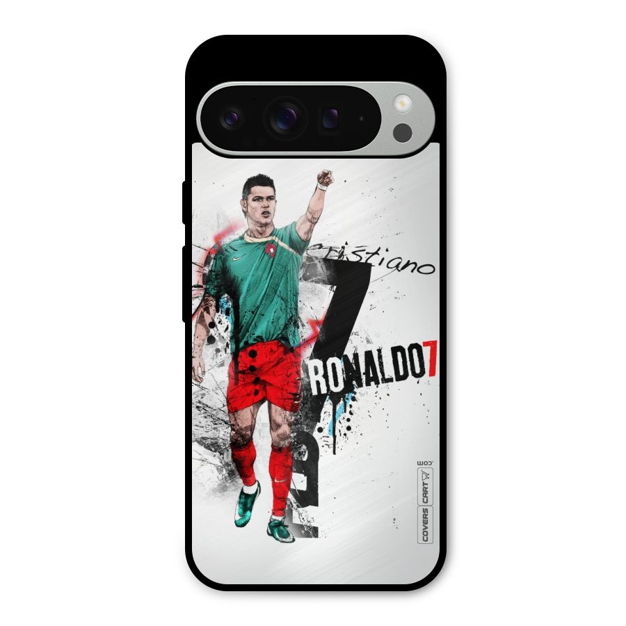 Ronaldo In Portugal Jersey Metal Back Case for Google Pixel 9 Pro XL