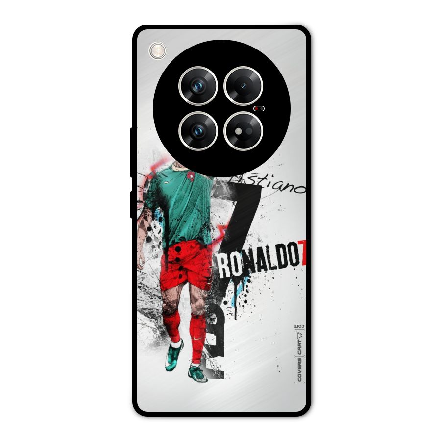 Ronaldo In Portugal Jersey Metal Back Case for Infinix Zero 40 5G