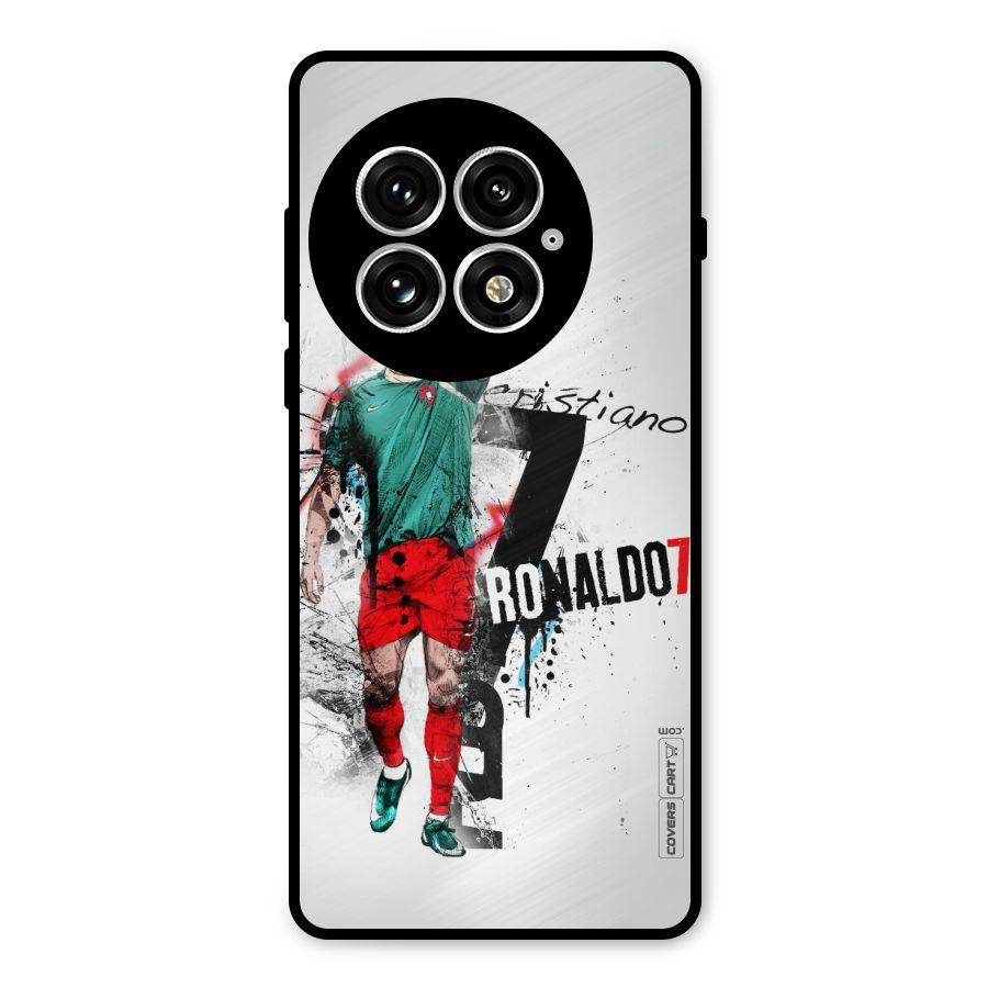 Ronaldo In Portugal Jersey Metal Back Case for OnePlus 13