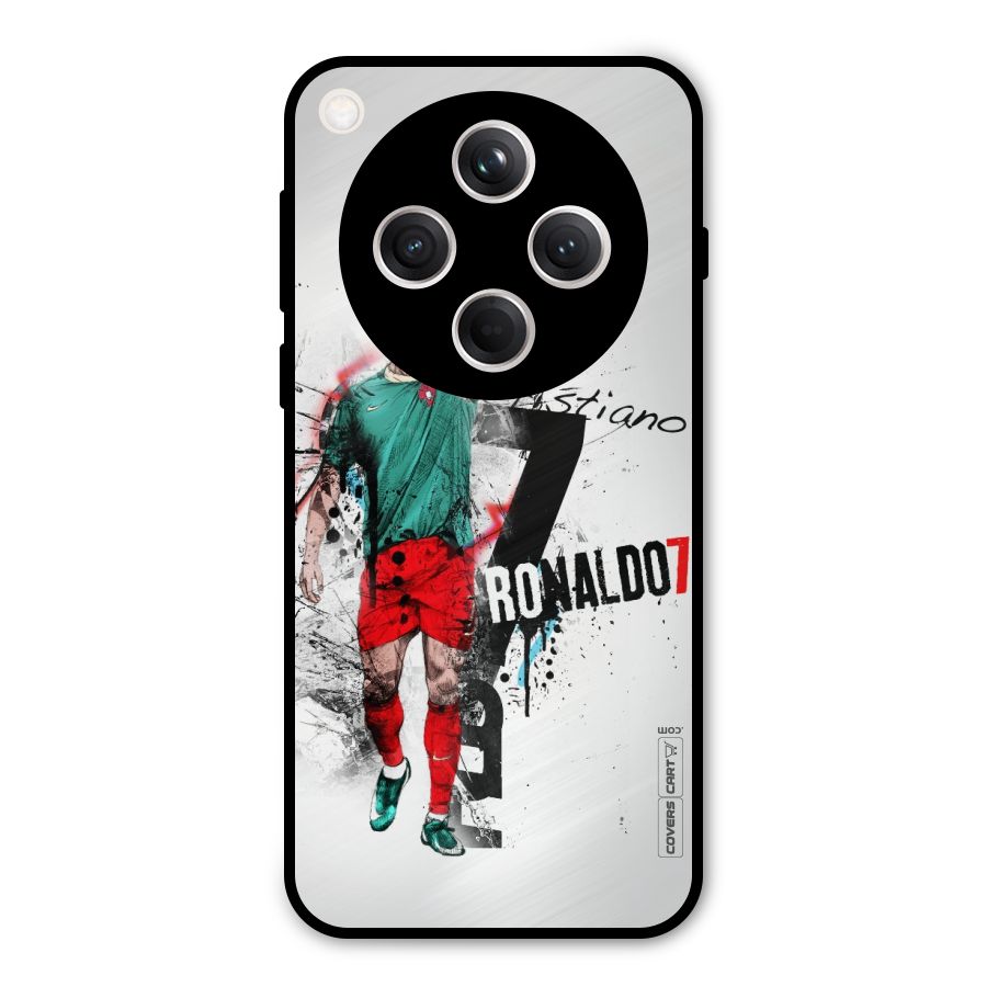 Ronaldo In Portugal Jersey Metal Back Case for Oppo Find X8